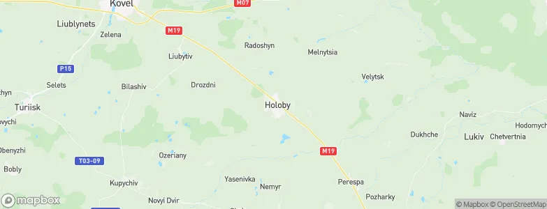 Hołoby, Ukraine Map