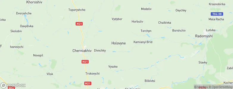 Holovyne, Ukraine Map