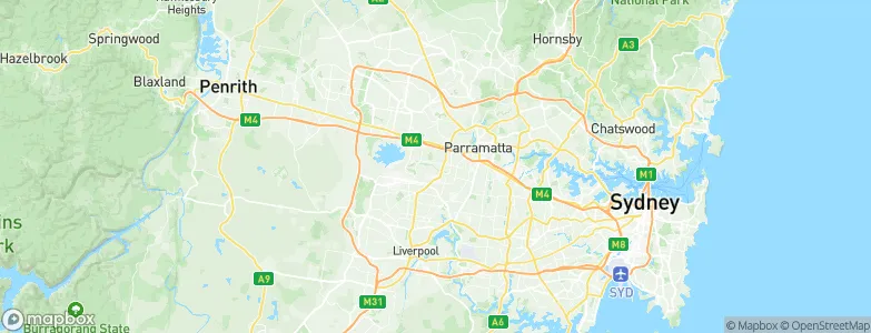 Holroyd, Australia Map