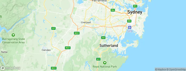 Holsworthy, Australia Map