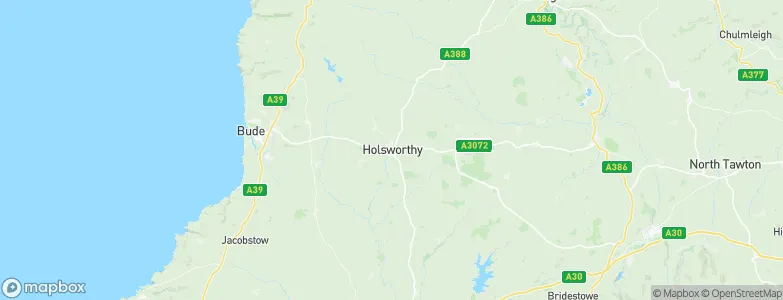 Holsworthy, United Kingdom Map