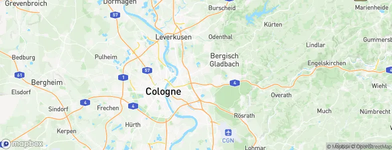 Holweide, Germany Map