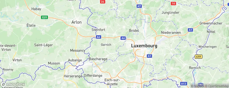 Holzem, Luxembourg Map