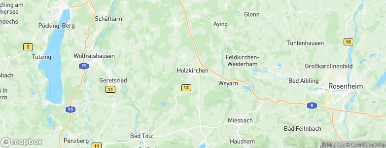 Holzkirchen, Germany Map