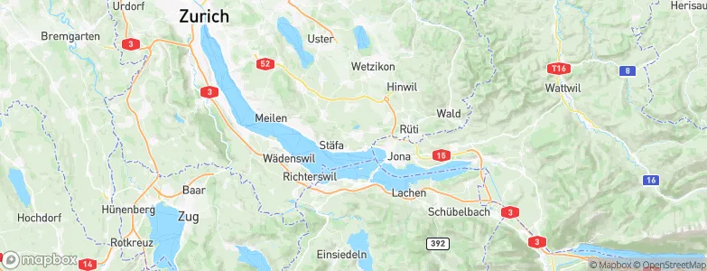 Hombrechtikon / Zentrum, Switzerland Map