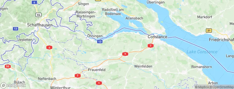 Homburg, Switzerland Map