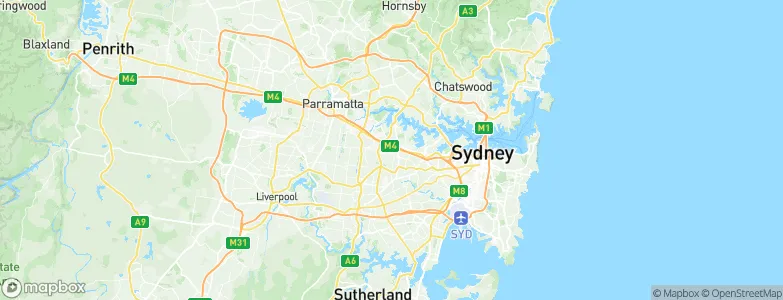 Homebush, Australia Map