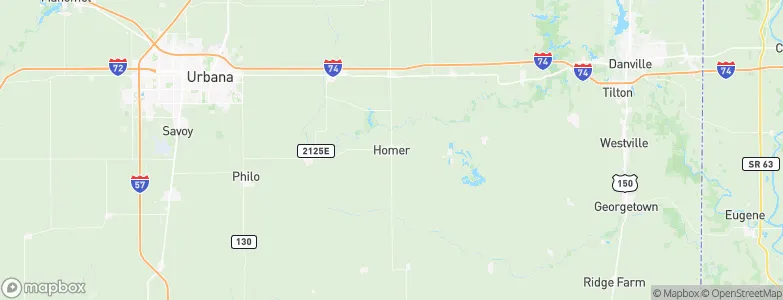 Homer, United States Map