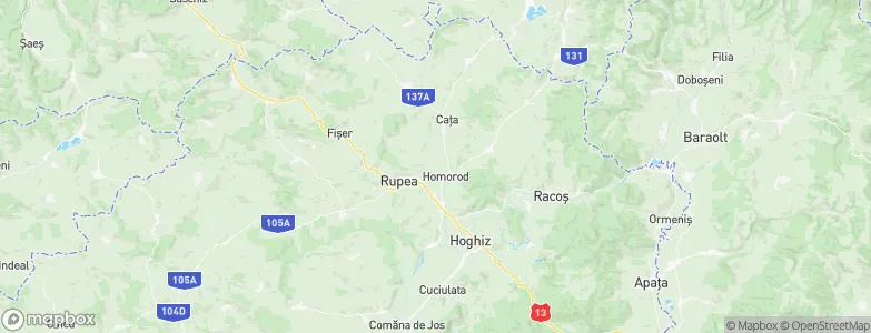 Homorod, Romania Map
