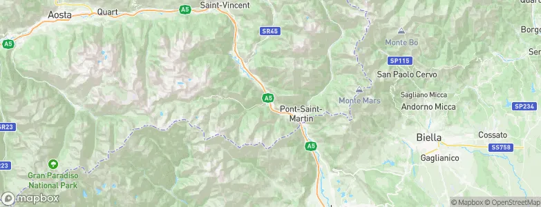Hone, Italy Map
