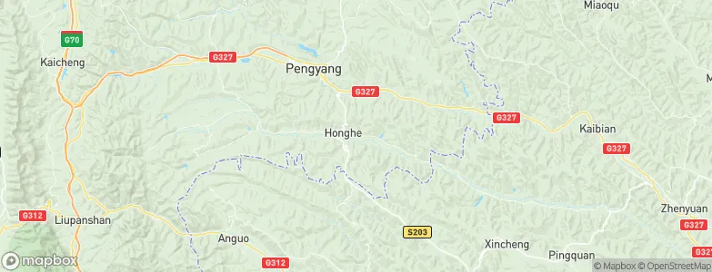 Honghe, China Map