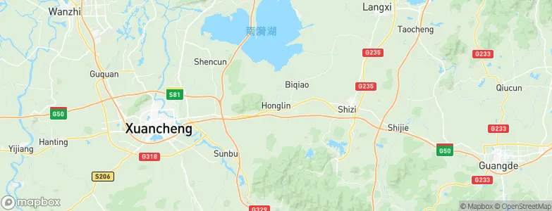 Honglin, China Map