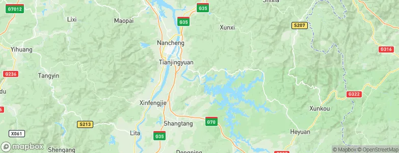 Hongmen, China Map