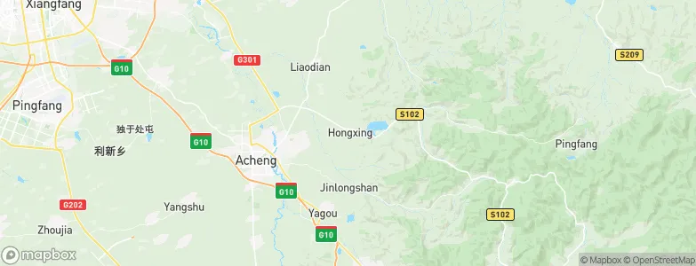 Hongxing, China Map