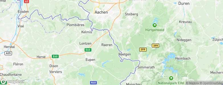 Honien Platz, Belgium Map