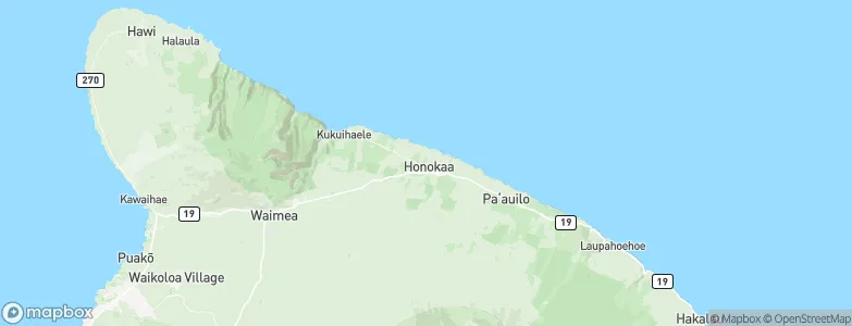 Honoka‘a, United States Map