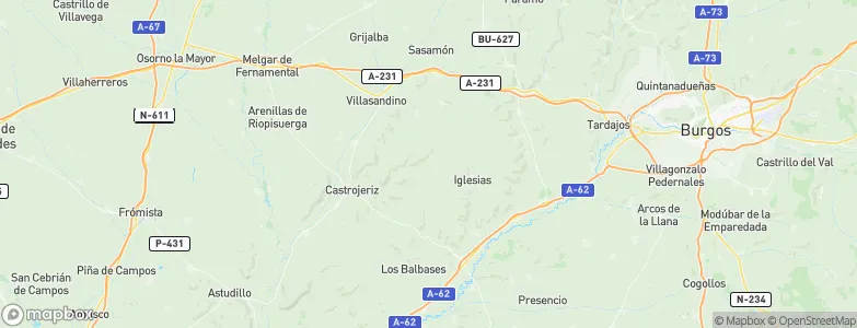 Hontanas, Spain Map