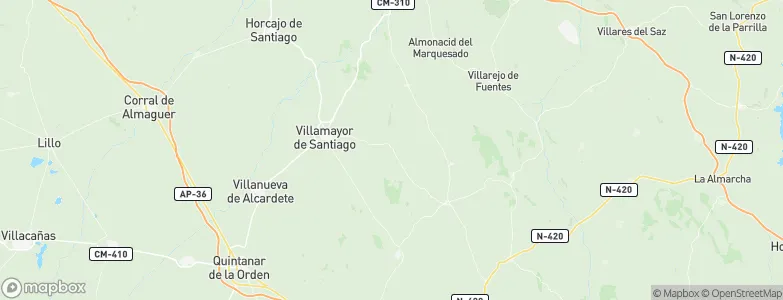 Hontanaya, Spain Map