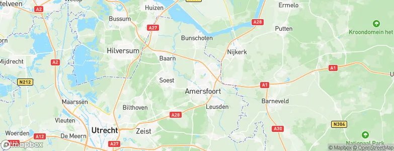 Hoogland, Netherlands Map
