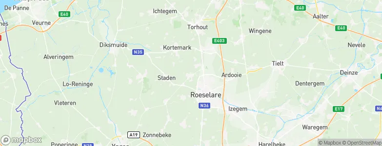 Hooglede, Belgium Map