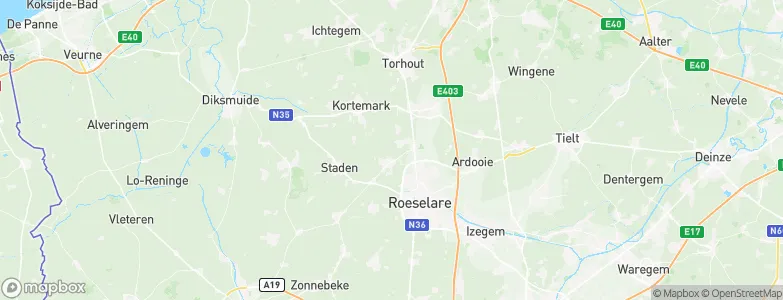Hooglede, Belgium Map