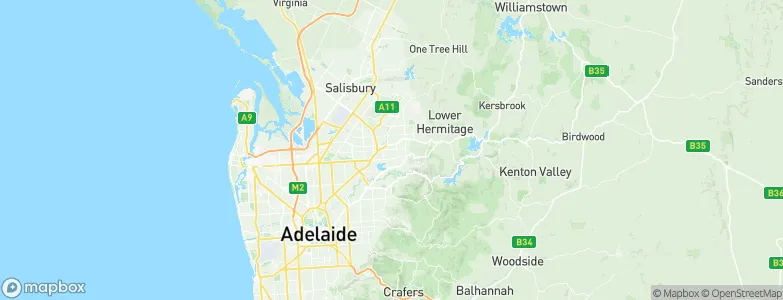 Hope Valley, Australia Map