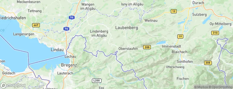 Hopfen, Germany Map