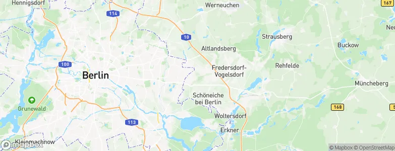 Hoppegarten, Germany Map