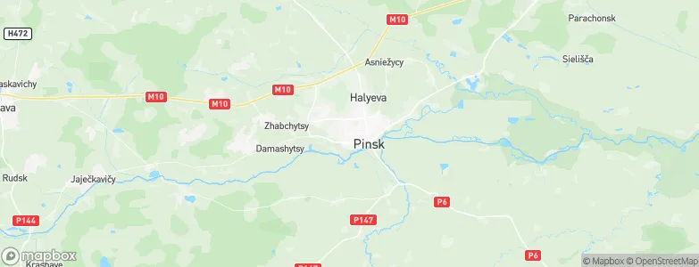 Horad Pinsk, Belarus Map