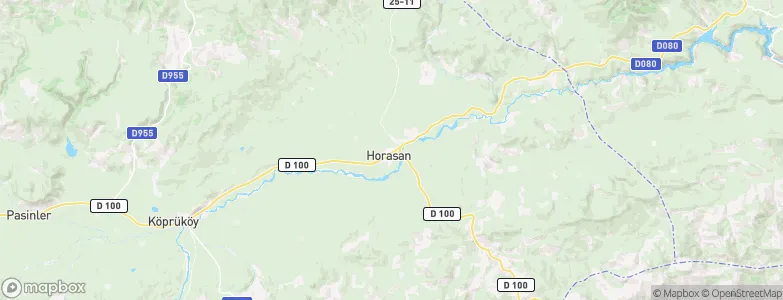 Horasan, Turkey Map