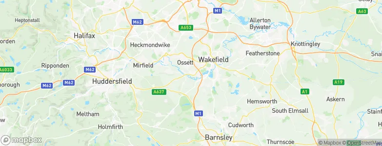 Horbury, United Kingdom Map