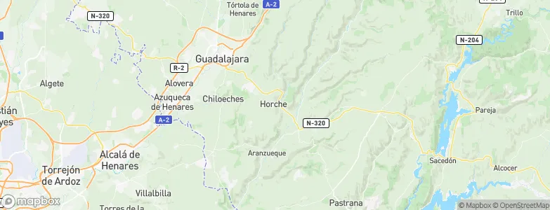 Horche, Spain Map