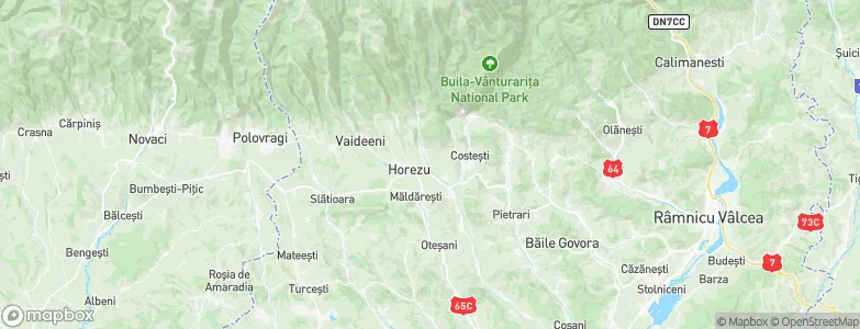 Horezu, Romania Map