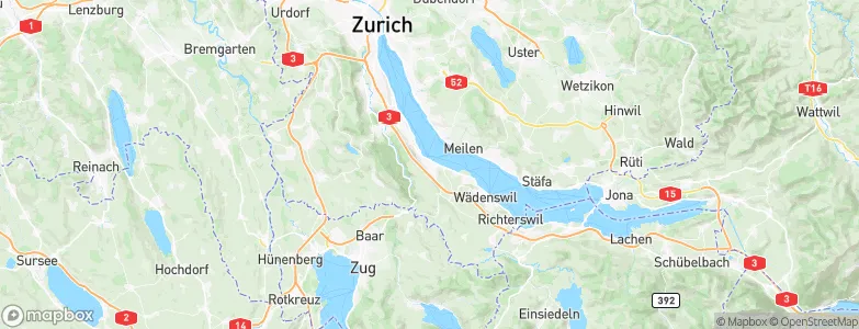 Horgen, Switzerland Map