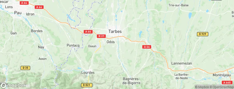 Horgues, France Map