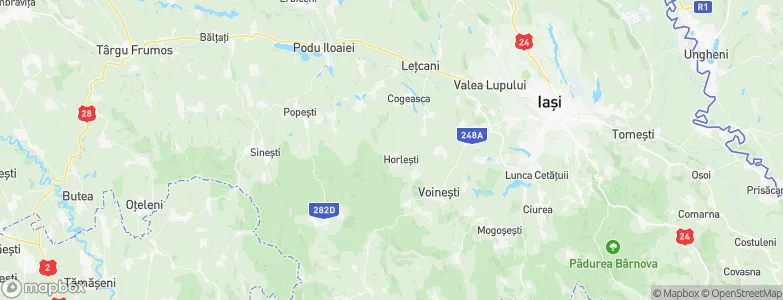 Horleşti, Romania Map