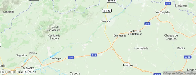 Hormigos, Spain Map