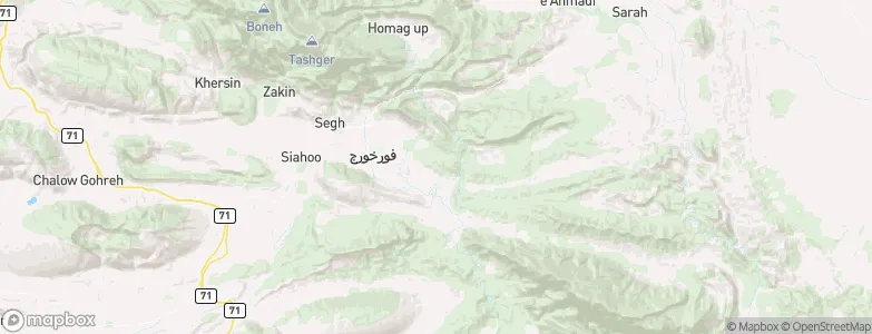 Hormozgan, Iran Map