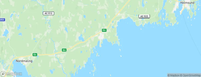 Hörnefors, Sweden Map