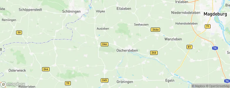 Hornhausen, Germany Map