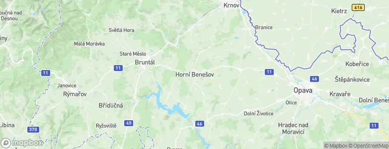 Horní Benešov, Czechia Map