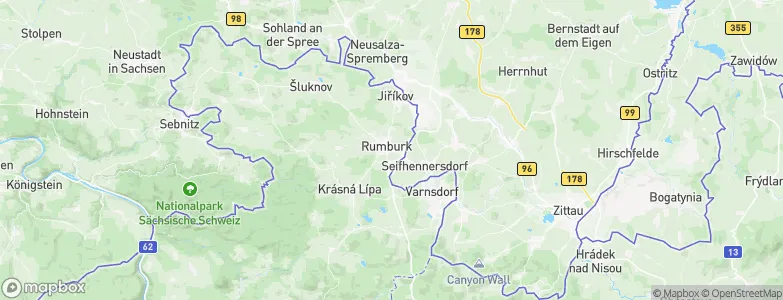 Horní Jindřichov, Czechia Map