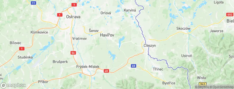 Horní Těrlicko, Czechia Map