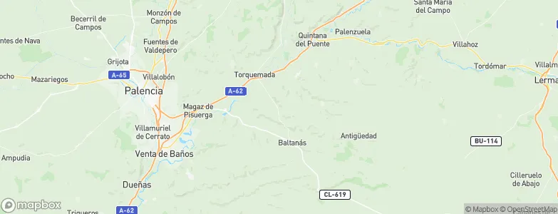 Hornillos de Cerrato, Spain Map