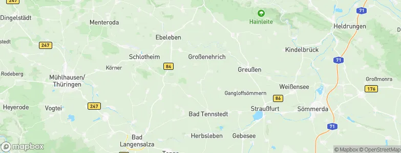Hornsömmern, Germany Map