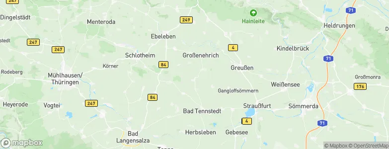 Hornsömmern, Germany Map