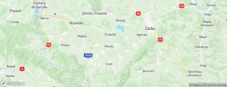 Horoatu Crasnei, Romania Map