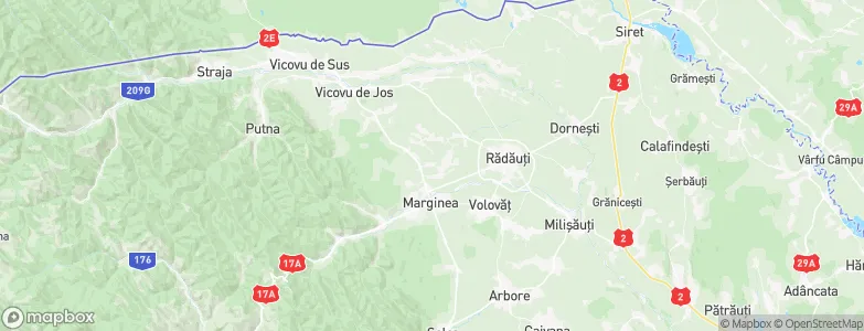 Horodnic de Sus, Romania Map