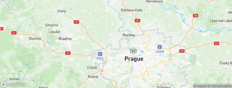 Horoměřice, Czechia Map