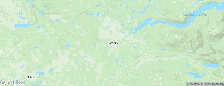 Horsefly, Canada Map